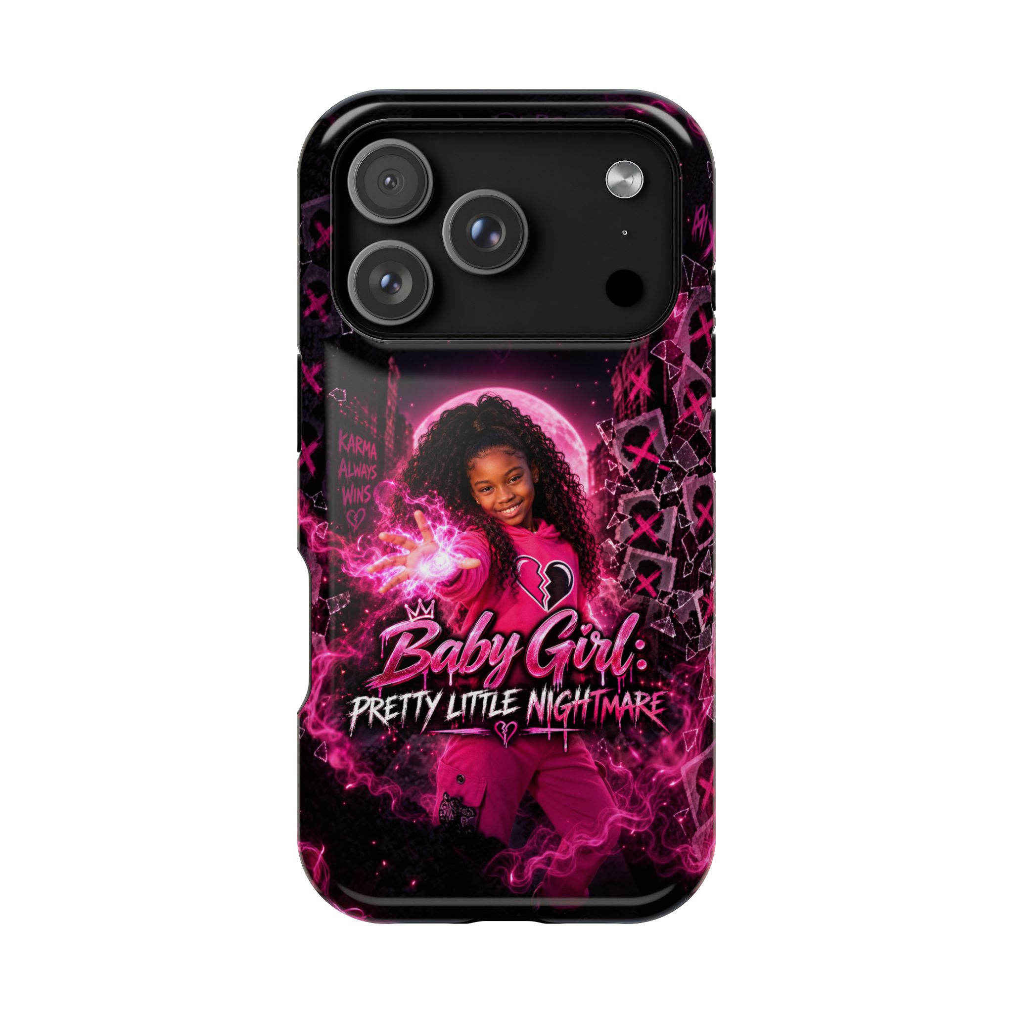 Baby Girl Pretty Little Nightmare Graphic Art Merch Magnetic Phone Case - Image 7