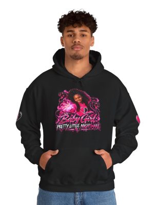 Here She Comes | "Baby Girl" Merch Broken Heart Hoodie