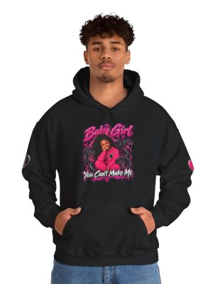 You Can't Make Me | "Baby Girl" Merch Broken Heart Hoodie