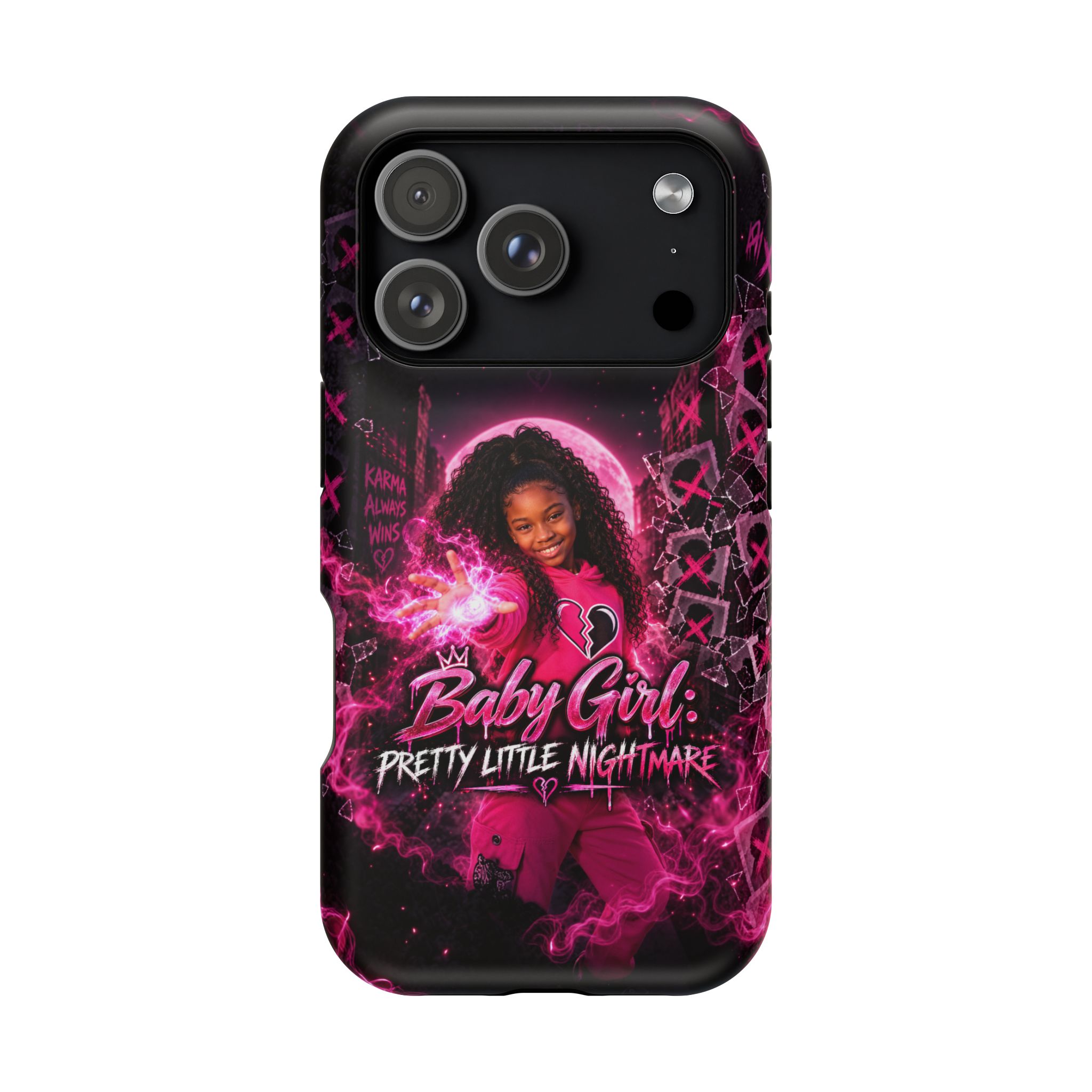 Baby Girl Pretty Little Nightmare Graphic Art Merch Magnetic Phone Case - Image 4
